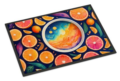 NEW Colorful Oranges Doormat Front Door Mat Indoor Outdoor Rugs for Entryway, Non Slip Washable Low Pile, 18H X 27W