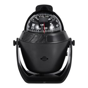 High Precision LED Light Pivoting Compass Navigation Electronic Compass For Marine Boat Car (Option: as picture)