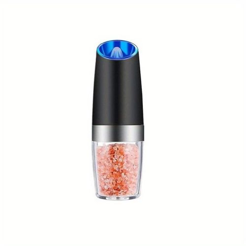 1pc/2pcs Electric Pepper Mill Herb Coffee Grinder Automatic Gravity Induction Salt Shaker Grinders Machine Kitchen Herb Spice Mill Tools (Battery